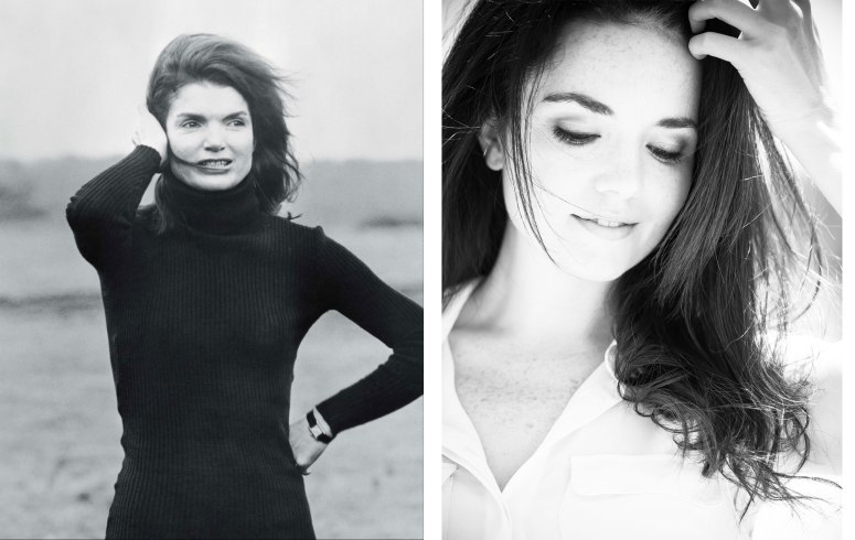 This photo of Jackie O was the first one that resonated with me. We came up with a sort of Cali version. (photo by Braden Moran) 